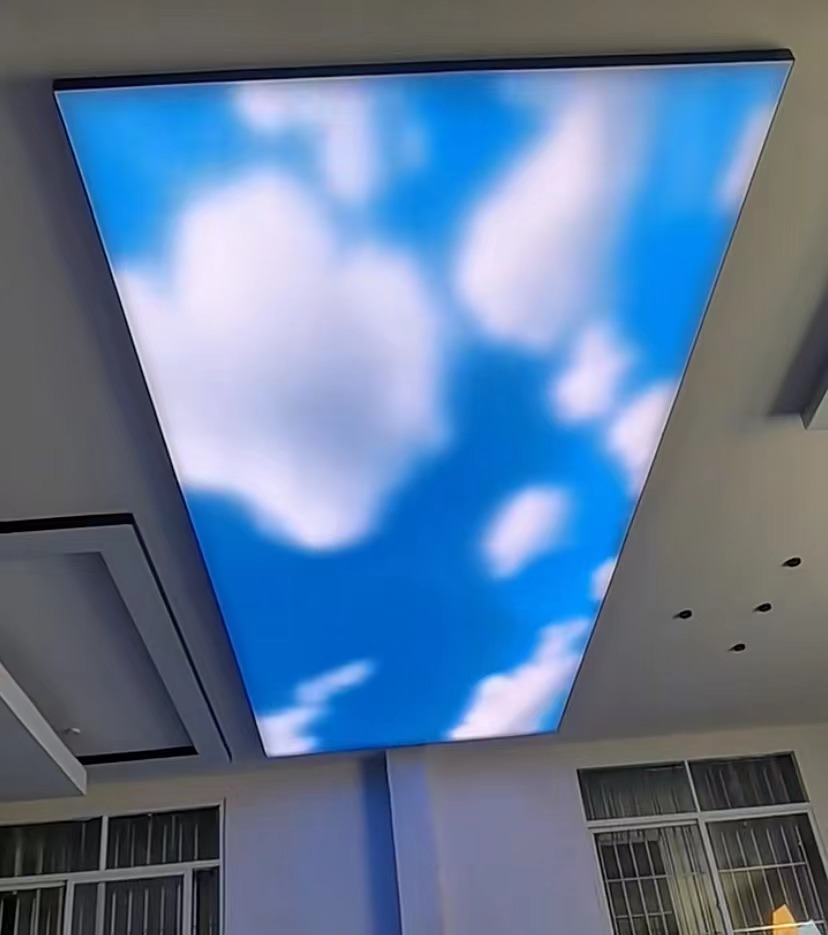 動感藍天白云天花
